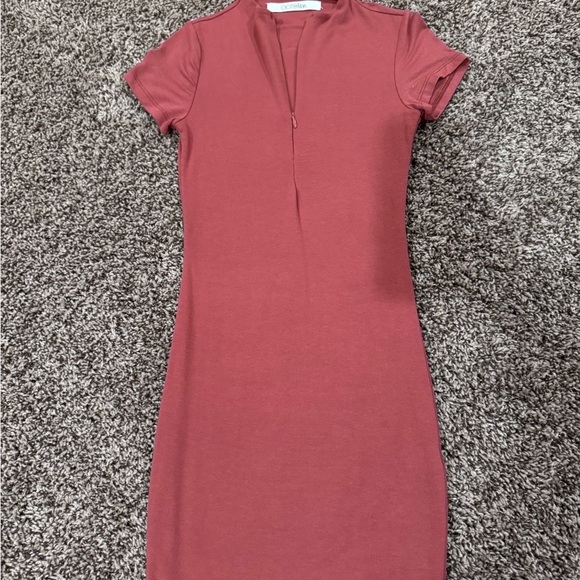 Jenny Reversible Short Sleeve Dress(Plum) - Picture 2 of 3